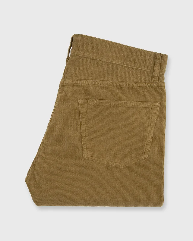 Sustainable Men's JeansSlim Straight 5-Pocket Pant in Timber Corduroy