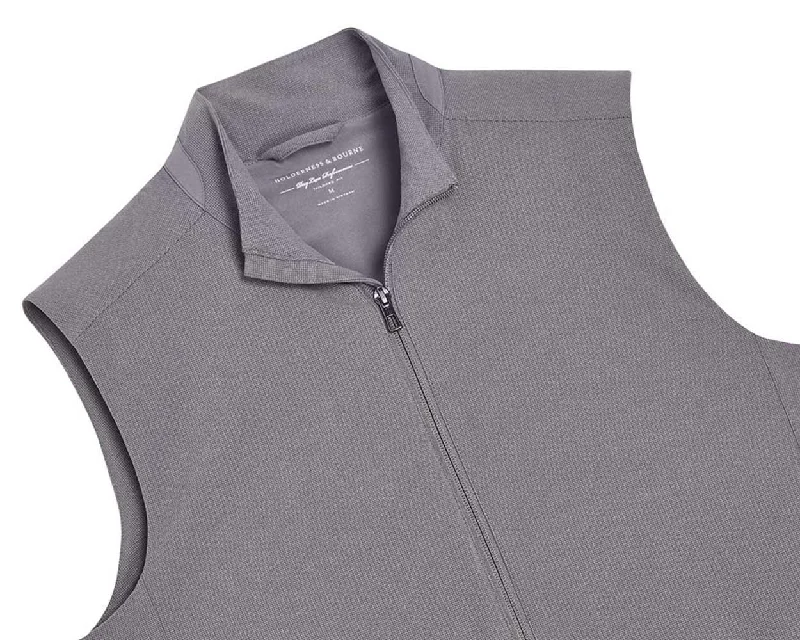 Men's Coats with ZippersThe Faulkner Vest: Charcoal