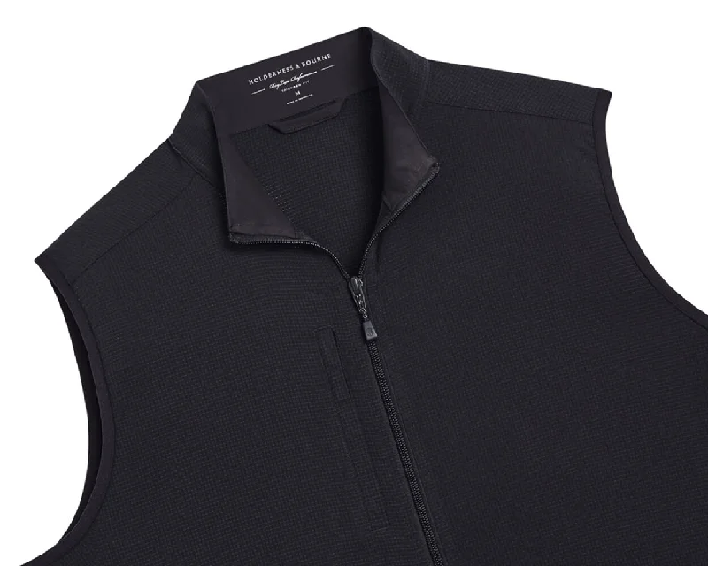 Men's Coats for Big and TallThe Ventura Vest: Black