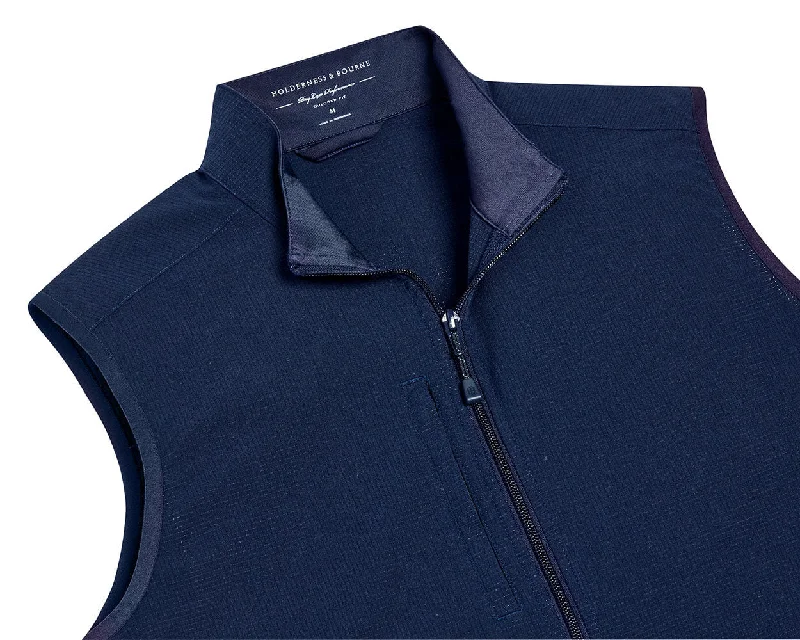 Men's Coats with Adjustable HemsThe Ventura Vest: Navy