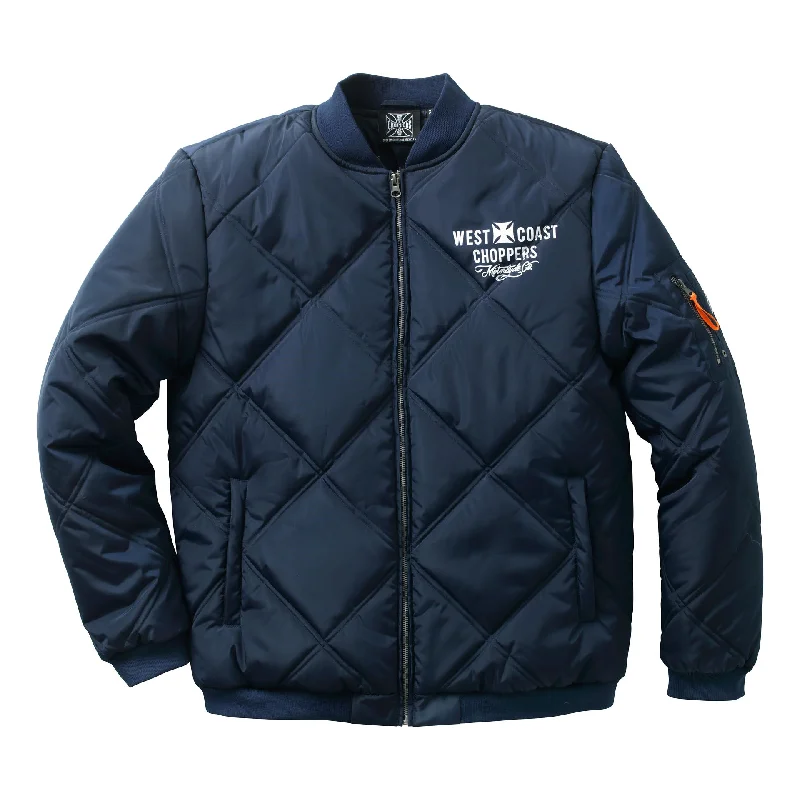 Men's Coats with Hand WarmersWCC RIGID JACKET - NAVY