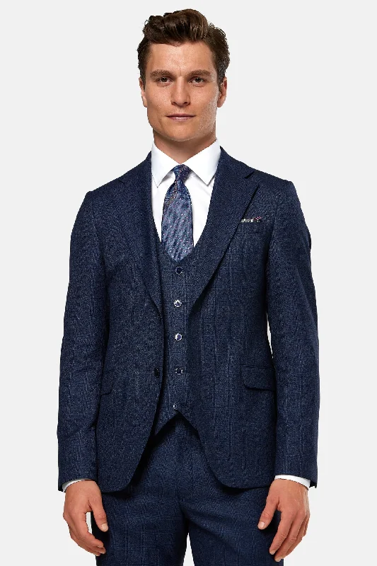 BENETTI 3 PIECE SELF CHECK SUIT - INDIGO  (IN STORE ONLY)