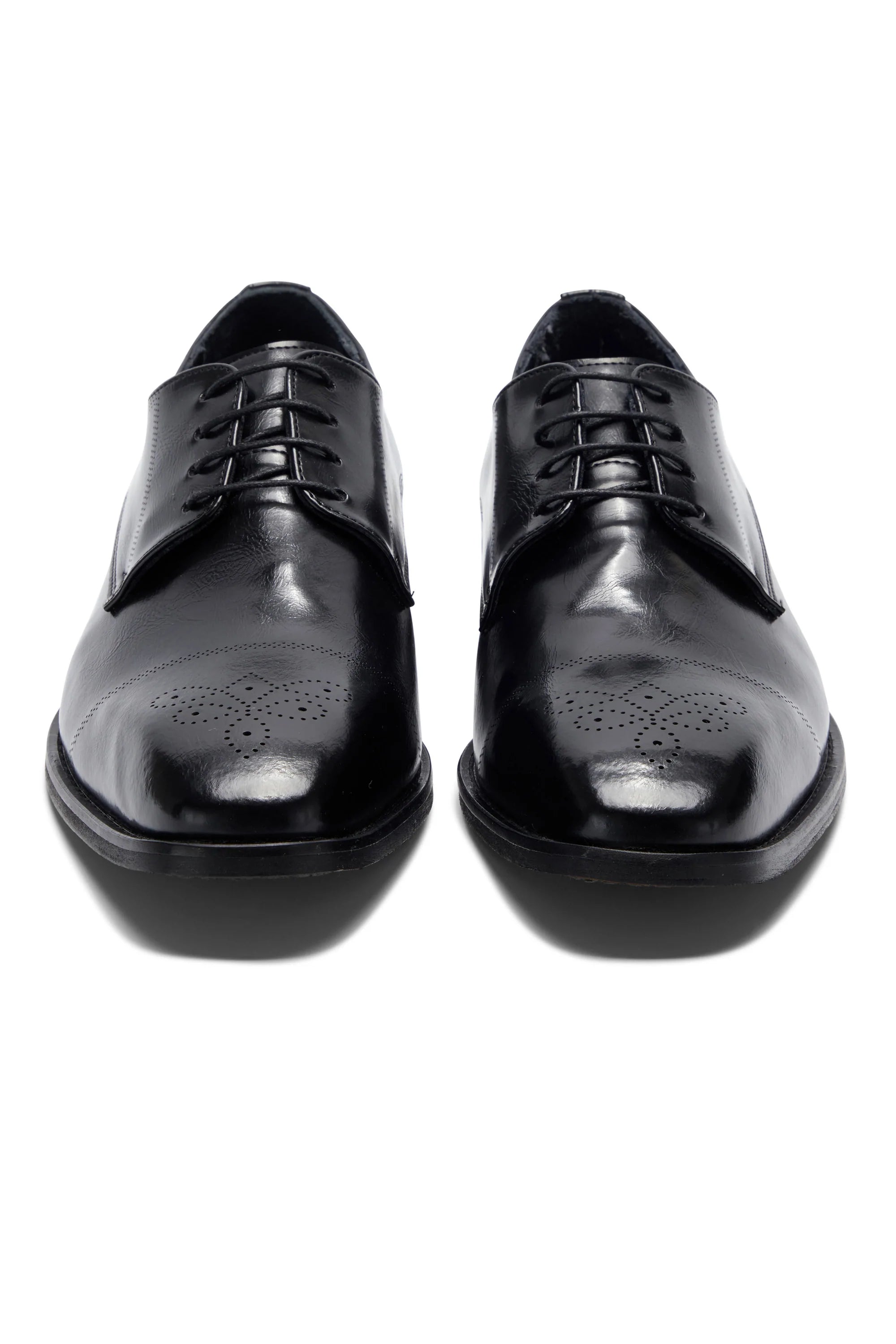 BENETTI LEATHER SHOE - BLACK