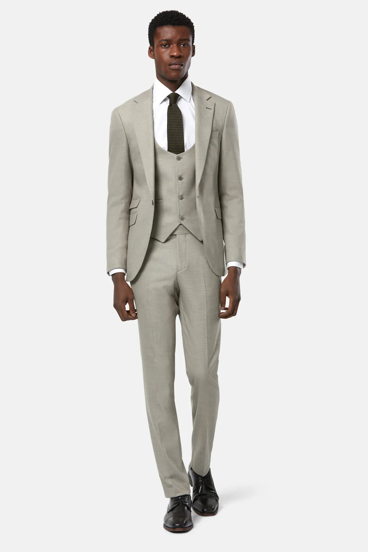 TRAVIS SKINNY FIT 3 PIECE SUIT - ZAC STONE (IN STORE ONLY