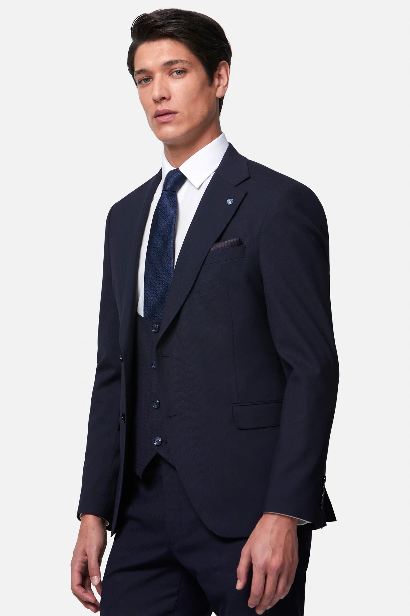 BENETTI WEDDING COLLECTION- AUSTIN NAVY 3PC SUIT