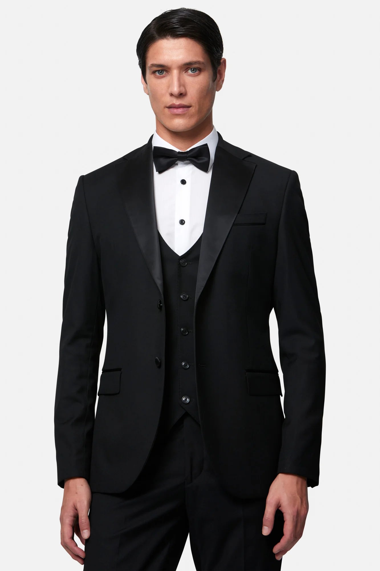 BENETTI WEDDING COLLECTION- EDINA 3PC BLACK TUX