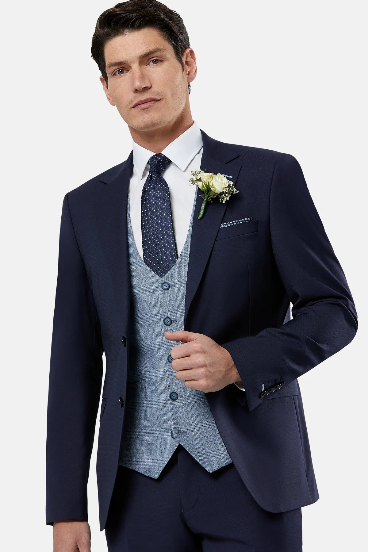 BENETTI WEDDING COLLECTION - PHILLIP BLUE WAISTCOAT (IN STORE ONLY)