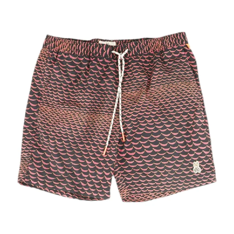 Black Graphic Swim Shorts