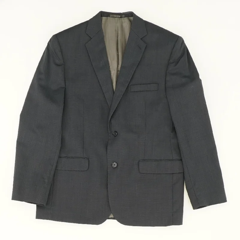 Black Solid Sport Coat