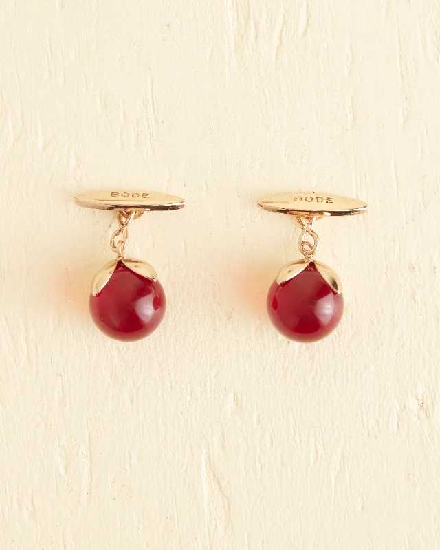 Curio Cufflinks - Red