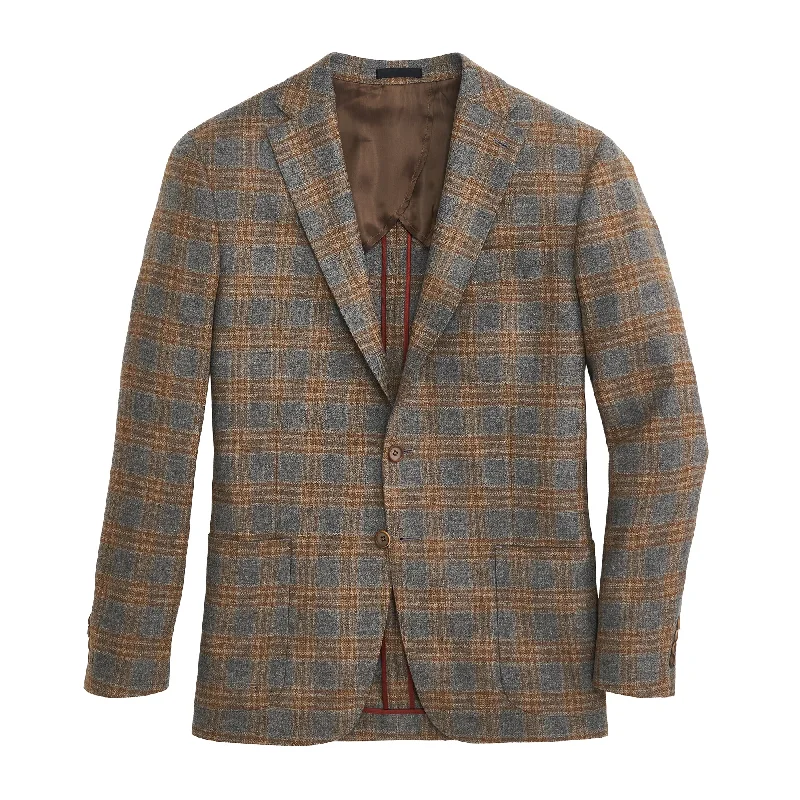 Men's Coats for Snowy WeatherDi Pray Harbor Plaid Sport Coat - Harbor Mist