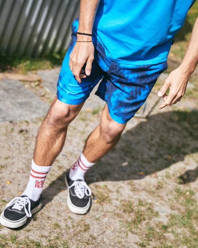 Men's Pants with Moisture-Wicking PropertiesLee - Mens Tie Dye Swimshorts - Blue