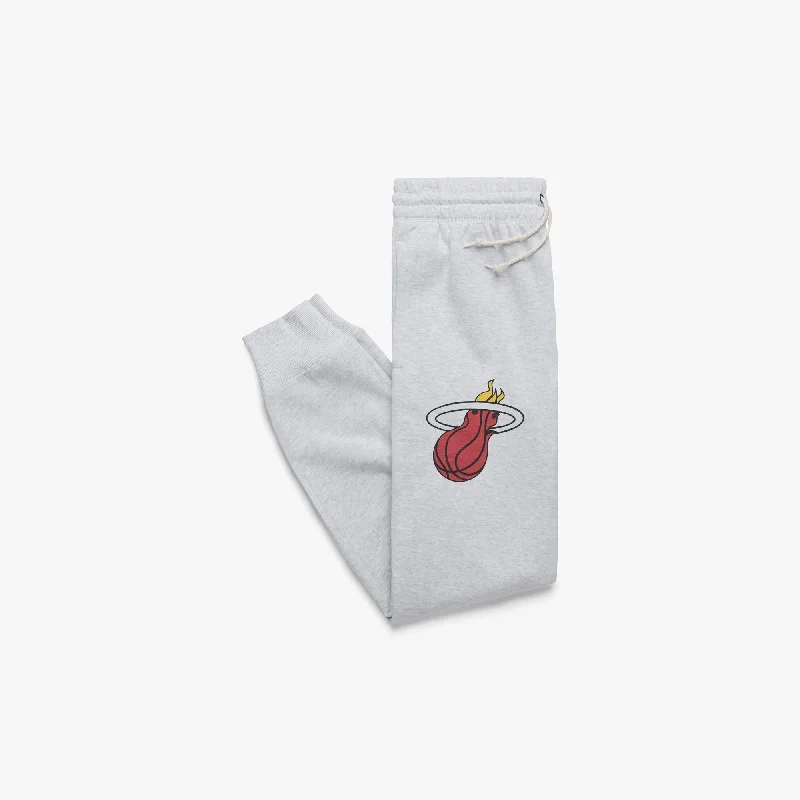 Men's Pants with Shallow PocketsMiami Heat Logo Jogger