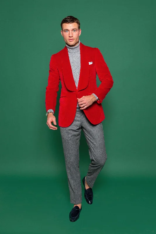 Red Velvet Dinner Jacket