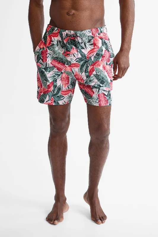 Short maillot de bain imprimé - Homme