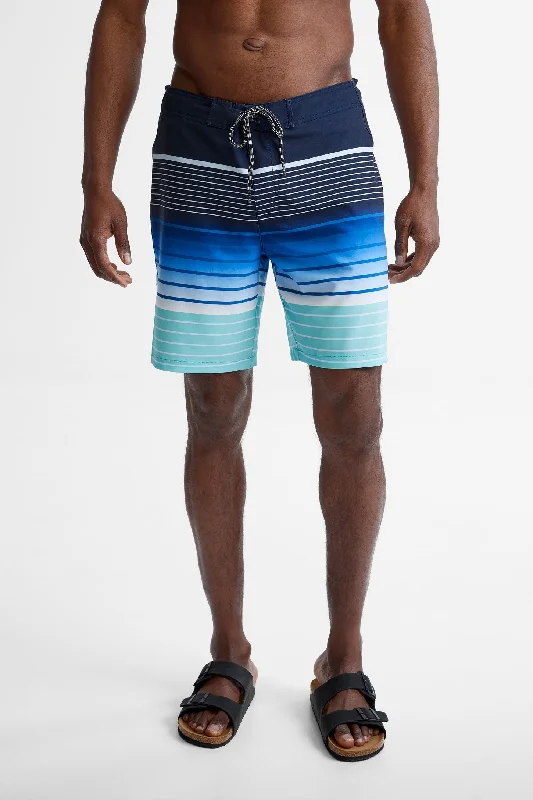 Short maillot de bain rayé - Homme