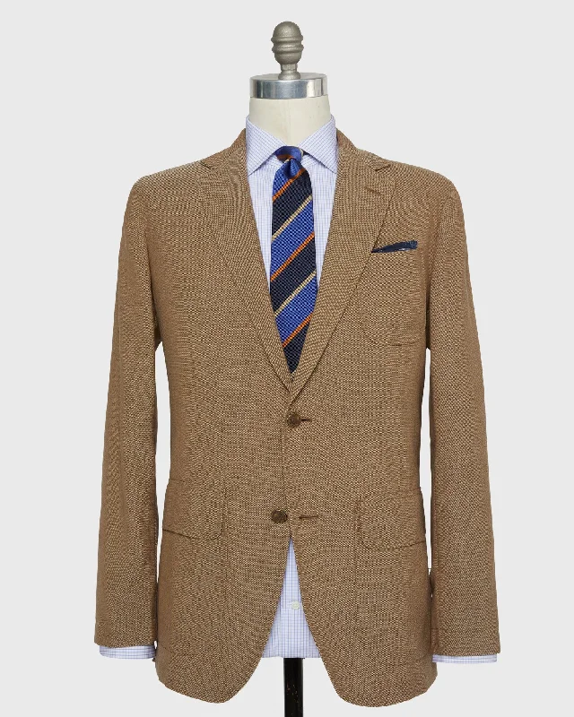 Men's Coats for RunningGhost Blazer in Mocha Wool Quattro Hopsack