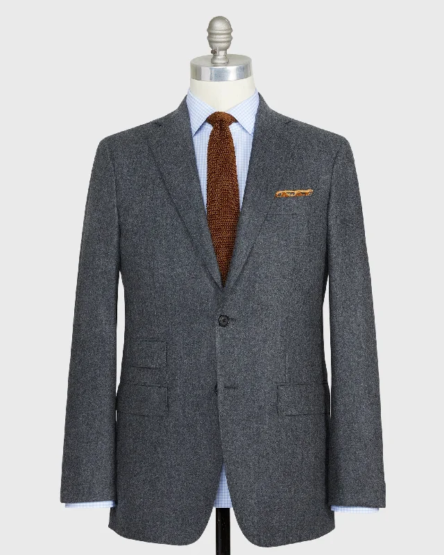 Men's Coats for WorkKincaid No. 3 Jacket in Mid-Grey Flannel