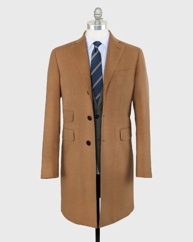 Men's Coats for Rainy WeatherKincaid No. 3 Topcoat in Camel Hair