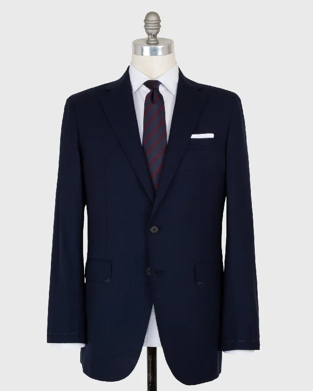 Waterproof Men's ParkasKincaid No. 4 Suit in Navy Escorial Wool Plainweave