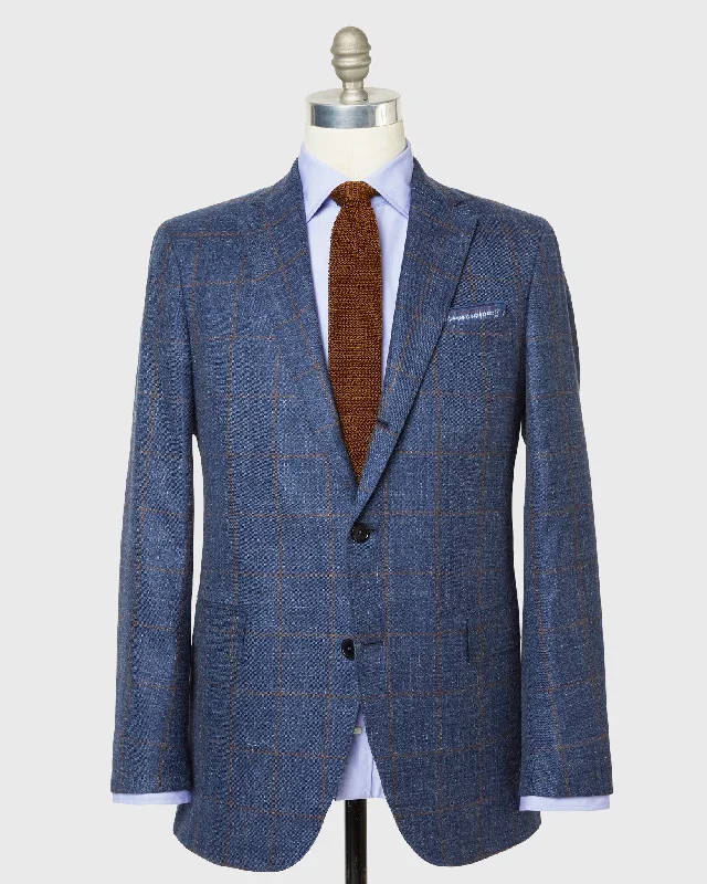 Men's Coats for Every OccasionVirgil No. 2 Jacket in Navy/Chocolate Plaid Twill