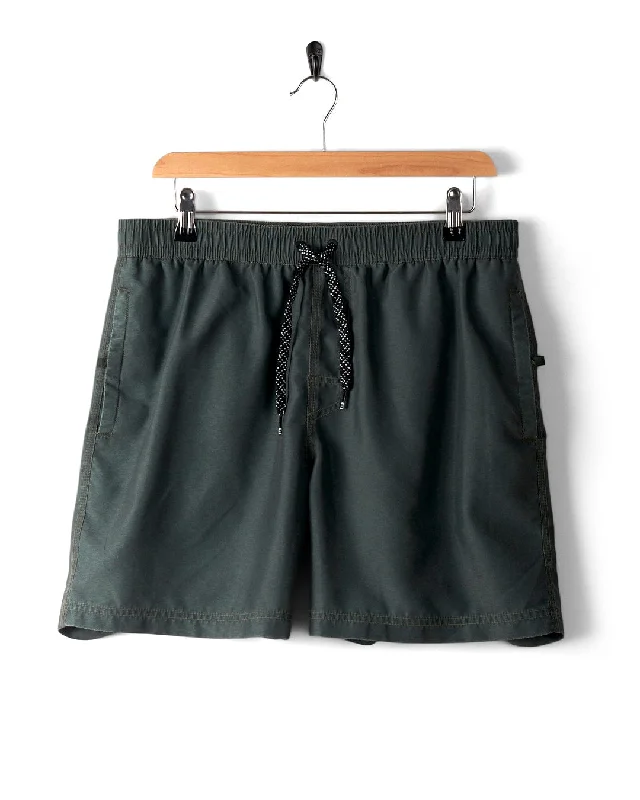 Men's Pants with Logo EmbossmentsSinns - Mens Swimshorts - Green