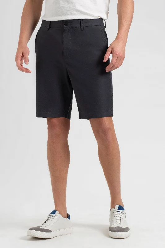 Men's High-Waisted Pants for a Retro StyleEveryday Slim Fit Chino Short - Charcoal