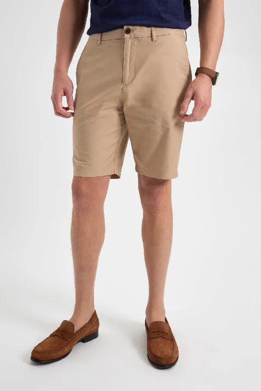 Men's Solid-Colored Pants for VersatilityEveryday Slim Fit Chino Short - Sand