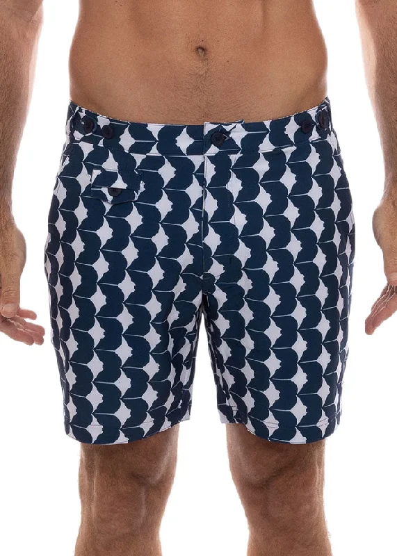 The Rocks Push - Tama Rays Board Shorts - Blue