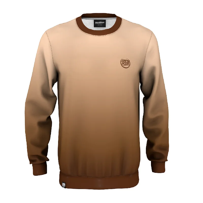 Long-Sleeve Moisture-Wicking Men's SportswearBrown Sugar Sweatshirt