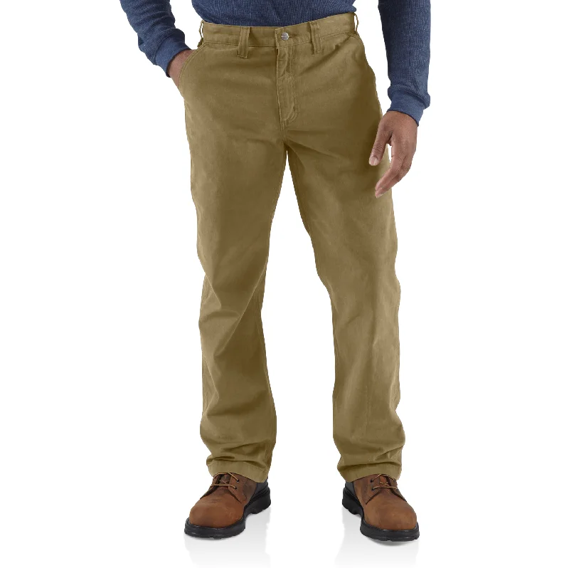 Men's Patterned Pants with ChecksCarhartt Men's Rugged Work Khaki Pant