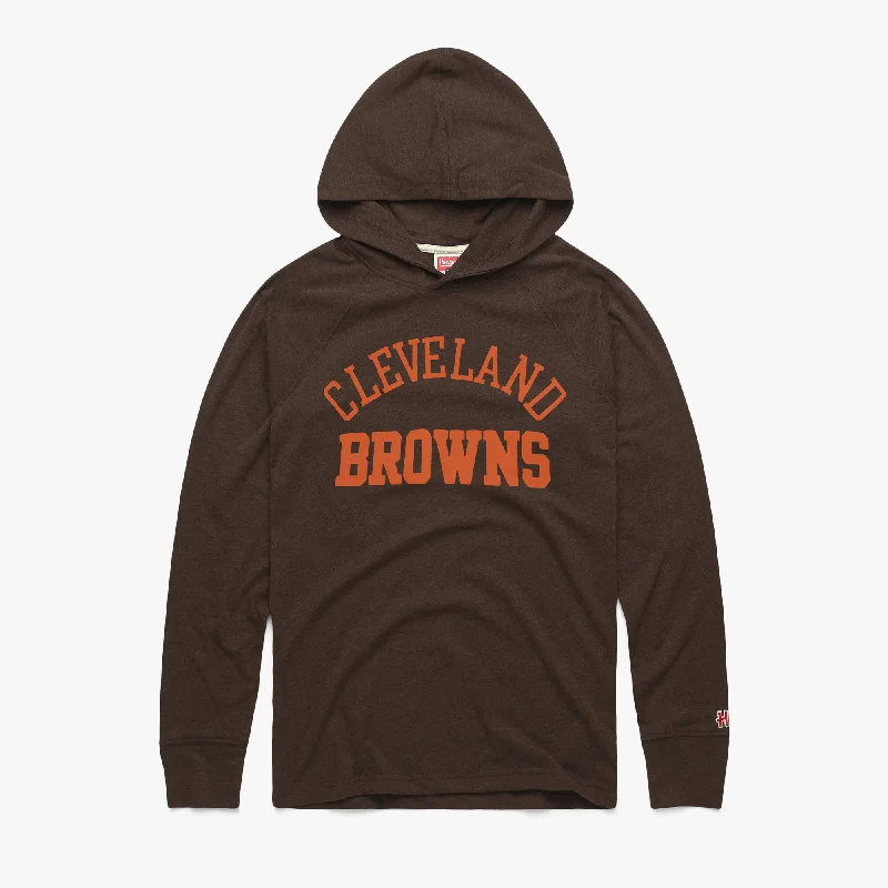 Men's Shirts with Raw-Edge HemlinesCleveland Browns Classic Lightweight Hoodie