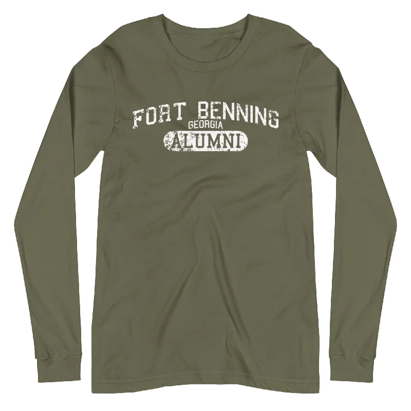 Men's Shirts with Pin CollarsCLT - Fort Benning Alumni Long Sleeve