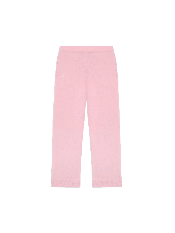 Slim-Fit Athletic Men's SportswearMens Archive Recycled Cashmere Loose Track Pants—sakura pink