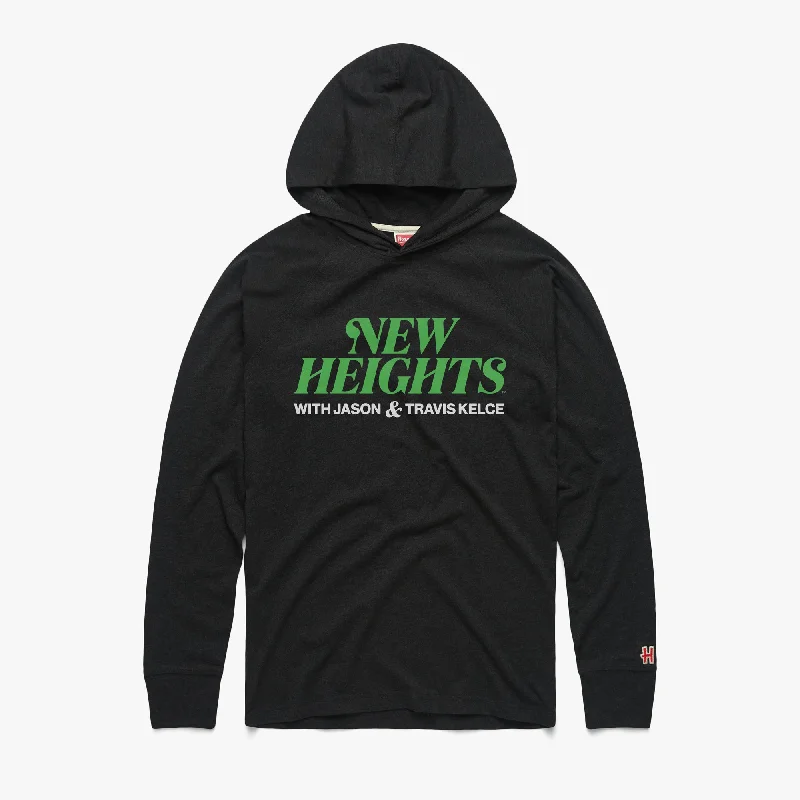 Men's Shirts with Elastic WaistbandsNew Heights Podcast Lightweight Hoodie