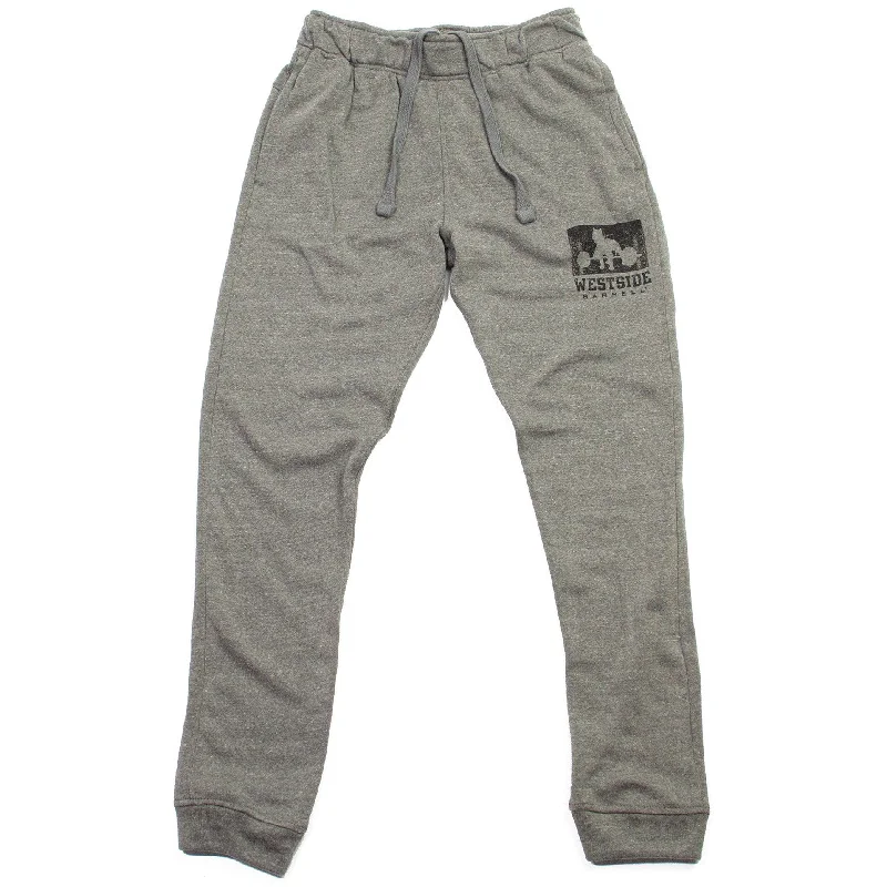 Men's Work Pants for Durability and ComfortWSBB Mens Grey Tri-Blend Jogger