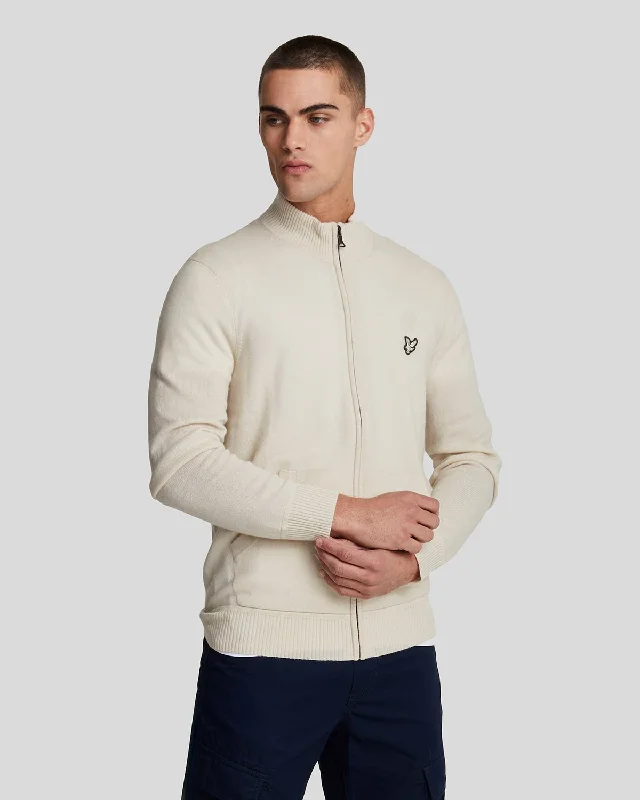 Performance Men's SportswearPremium Cashmere Blend Zip Through Jumper