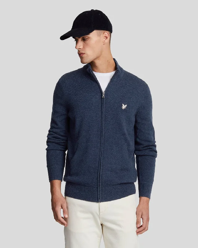 Lightweight Men's SportswearPremium Cashmere Blend Zip Through Jumper