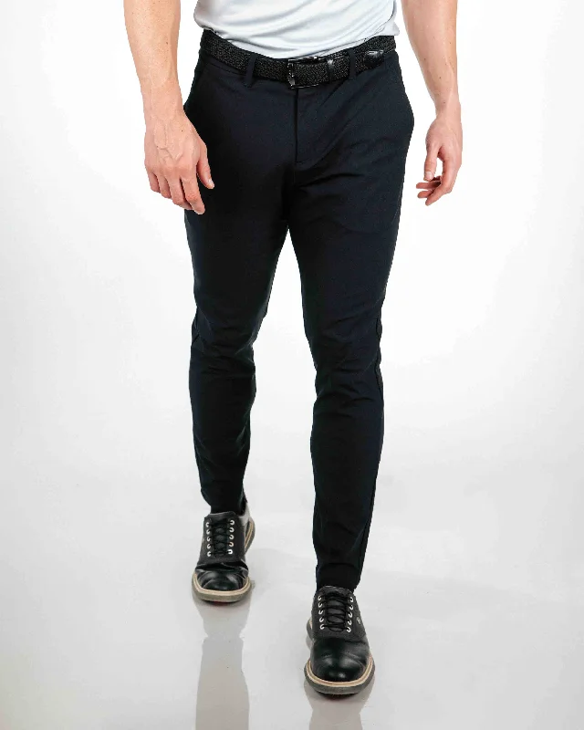 Men's Pants with Wrinkle-Resistant FabricPrimo Black Traditional Pants