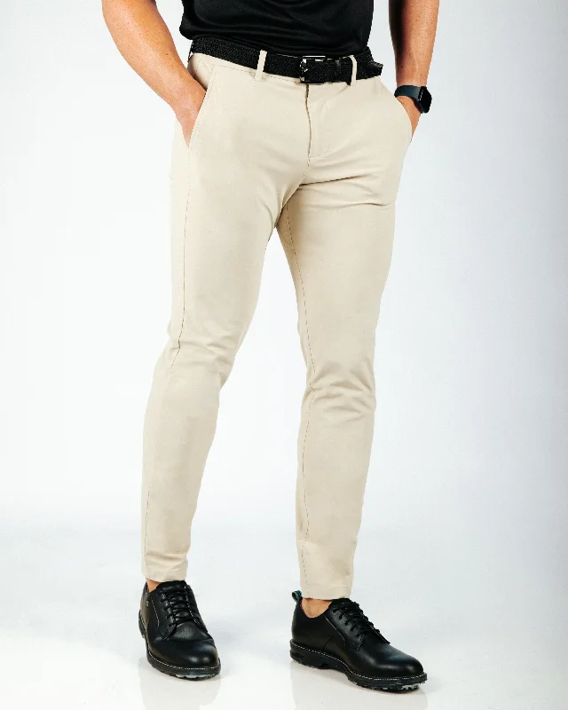 Men's Pants with Flat-Front DesignsPrimo Light Khaki Traditional Pants