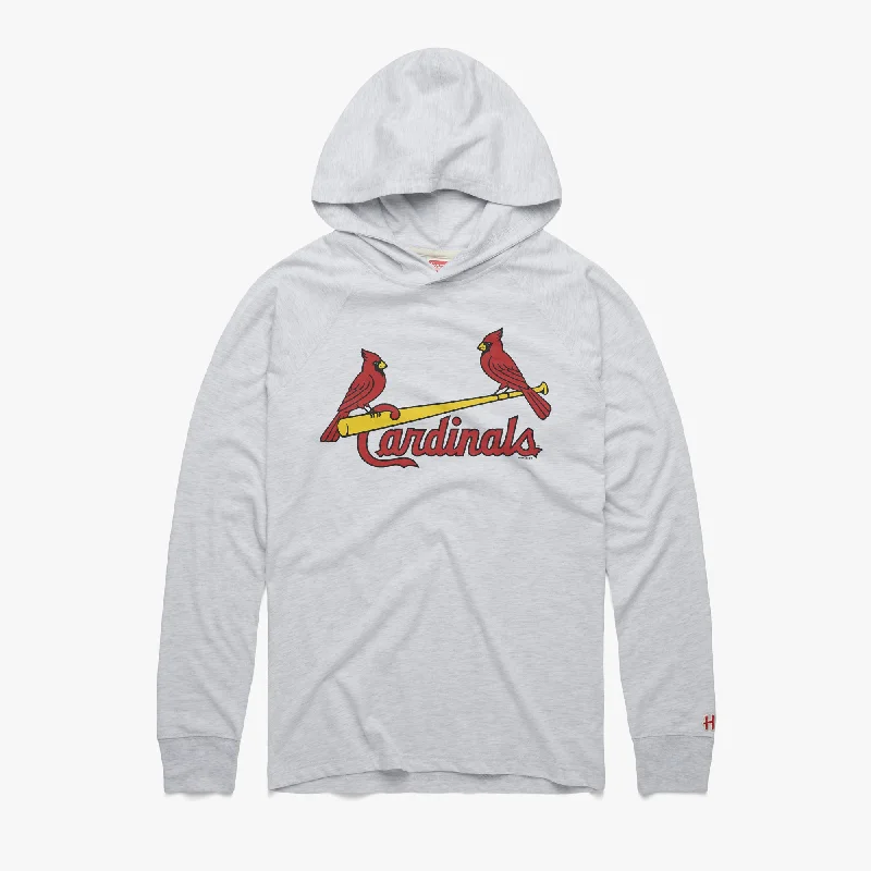 Men's Shirts with Tab CollarsSt. Louis Cardinals Jersey Logo Lightweight Hoodie