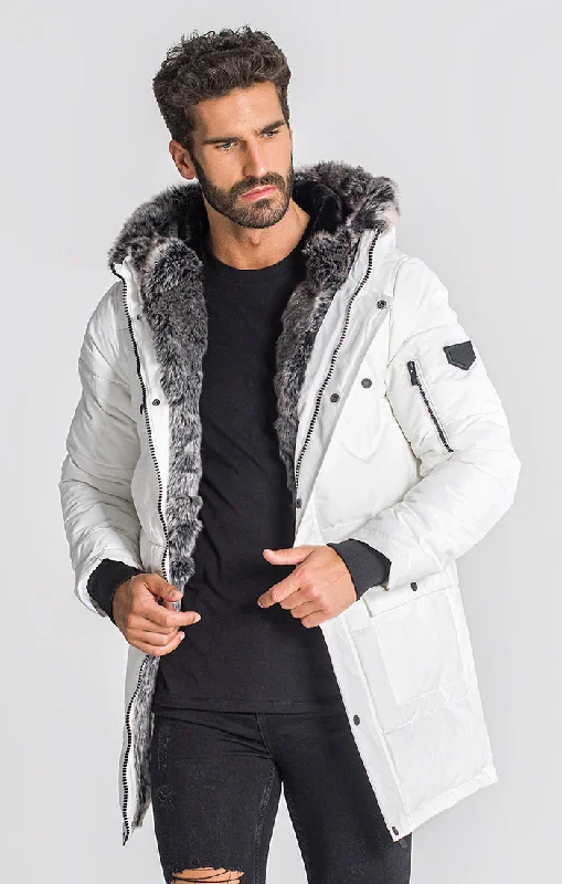 Affordable Men's Winter CoatsWhite DNA Coat