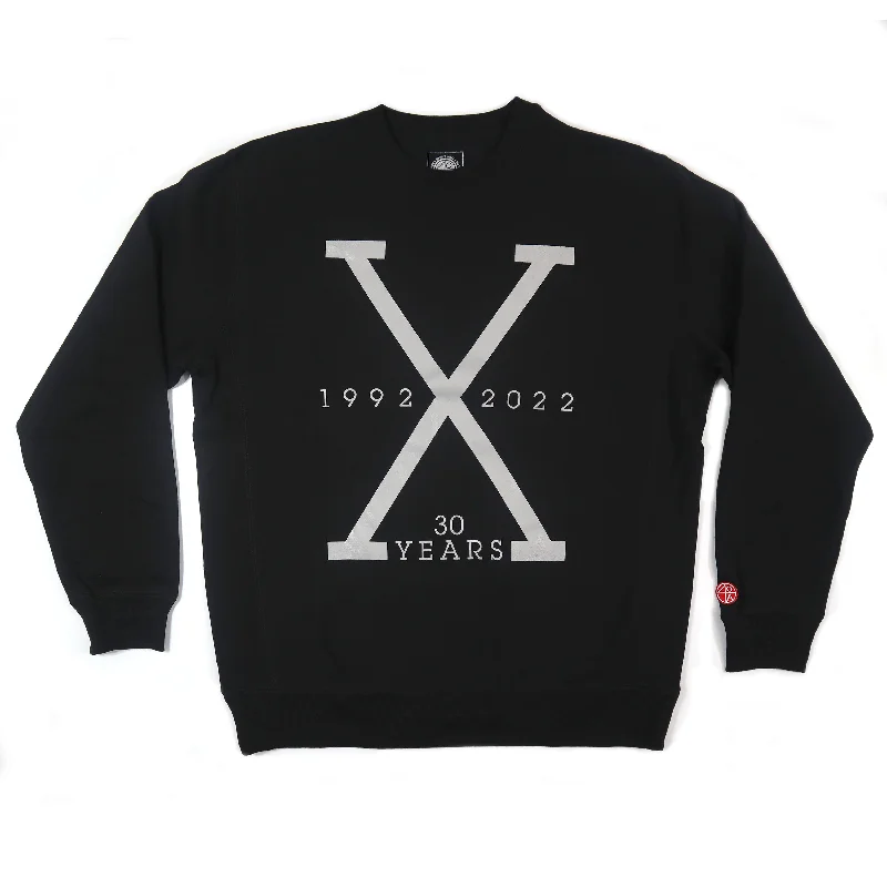 Durable and Stylish Men's SportswearX 30th ANNIVERSARY CREW NECK SWEATSHIRT